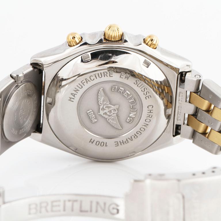 BREITLING, Chronomat, "Tachymetre", chronograph, wristwatch, 39 mm,