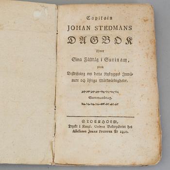 A BOK, John Stedman, Stockholm 1800.