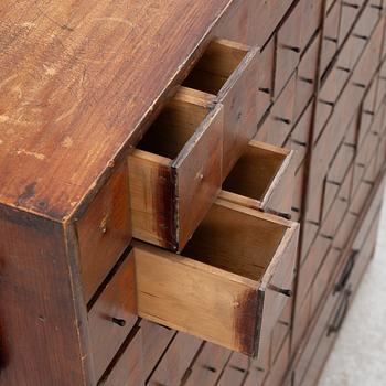 A pharmacy cabinet, Kyoto, Japan, first part of the 20th century.