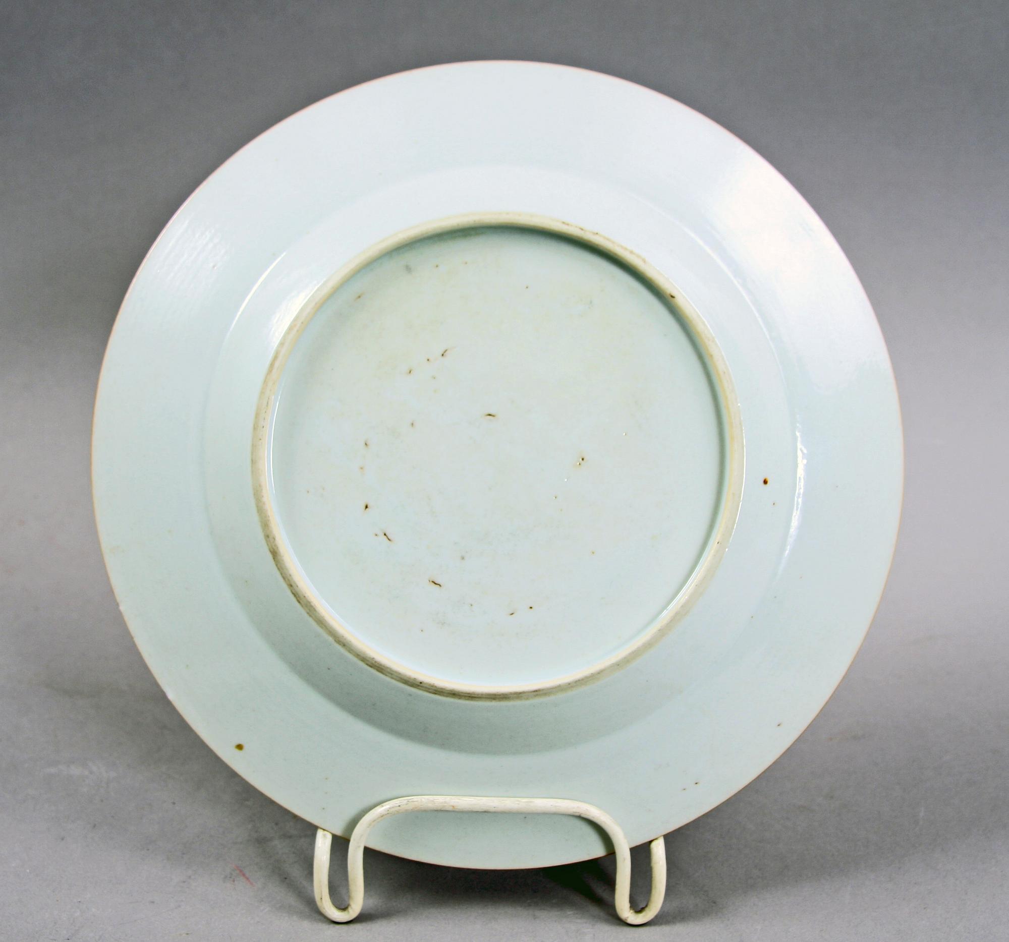 TALLRIK, porslin. Kina, 1700-talets mitt.