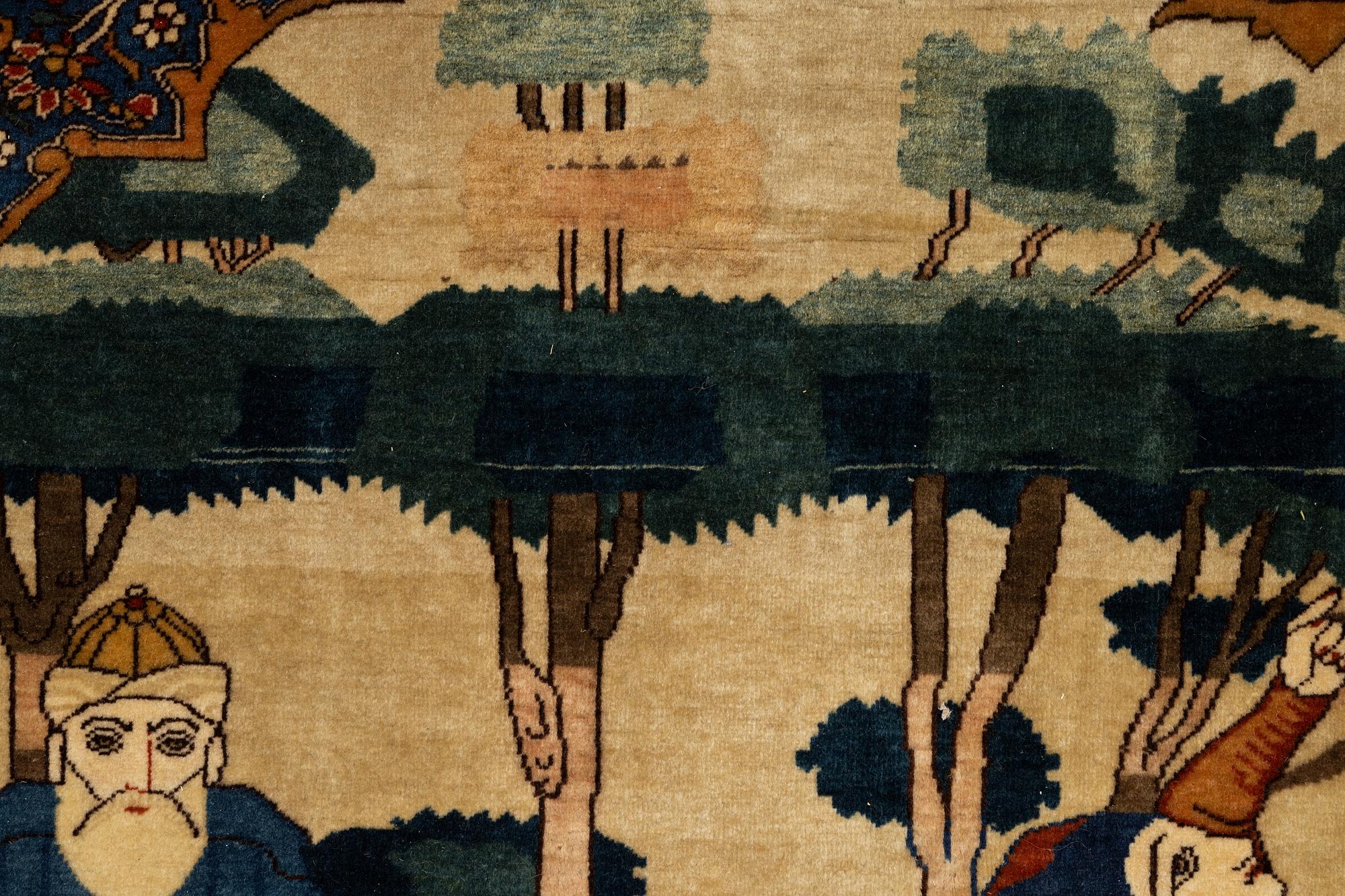 Matta, Antik Keshan, sk Motachem, ca 197 x 143 cm.
