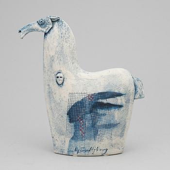 BJÖRN NYBERG, skulptur, lergods, signerad.