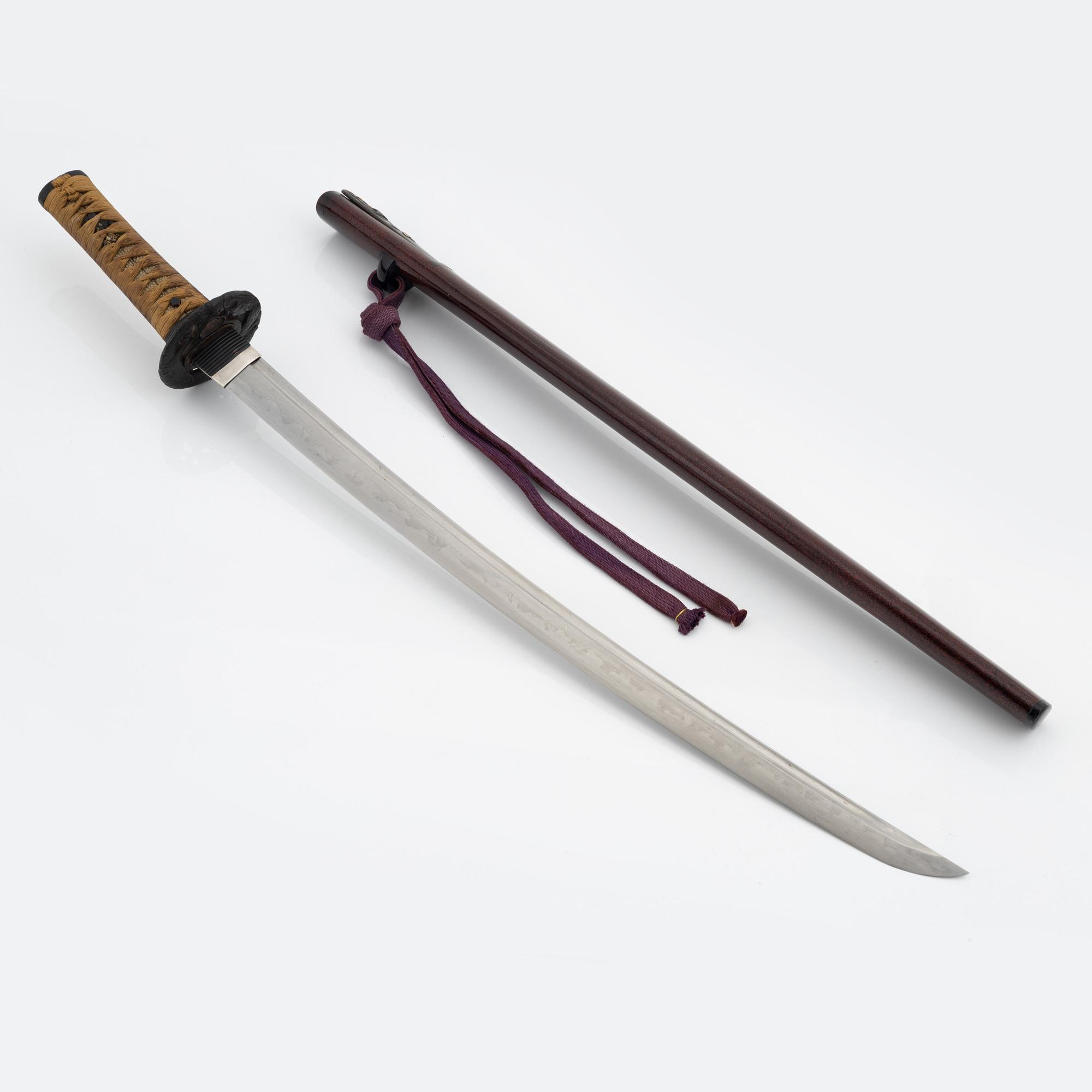 Wakizashi, mumei, Edo, 1700-tal.