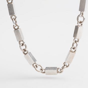 COLLIER, Wiwen Nilsson, Lund, 1969. Sterlingsilver.