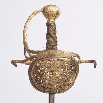 Basket-hilted Rapier, first half of the 17th Century.