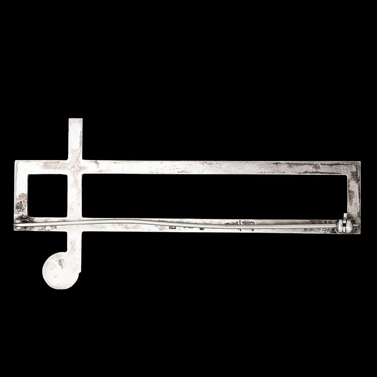 BROSCH, silver, Wiwen Nilson, Lund, 1939, vikt ca 13g.
