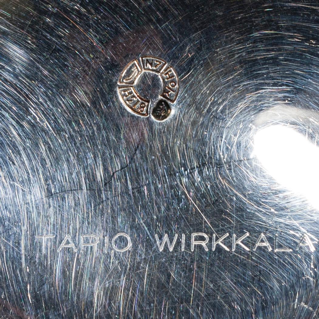LJUSSTAKAR, ett par, silver, Tapio Wirkkala, Helsingfors 1966.