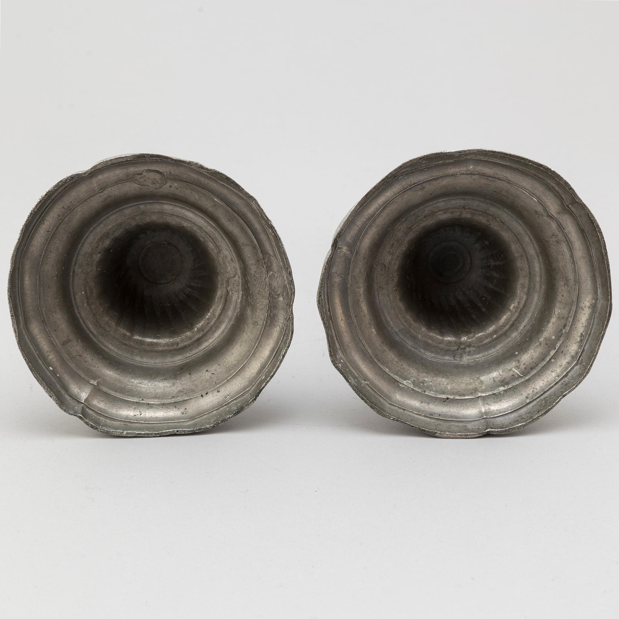 CANDELSTICKS, a pair, Louis XV, France, 18th century.