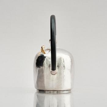 Olle Ohlsson, tekanna, sterling silver, Stockholm 1980.