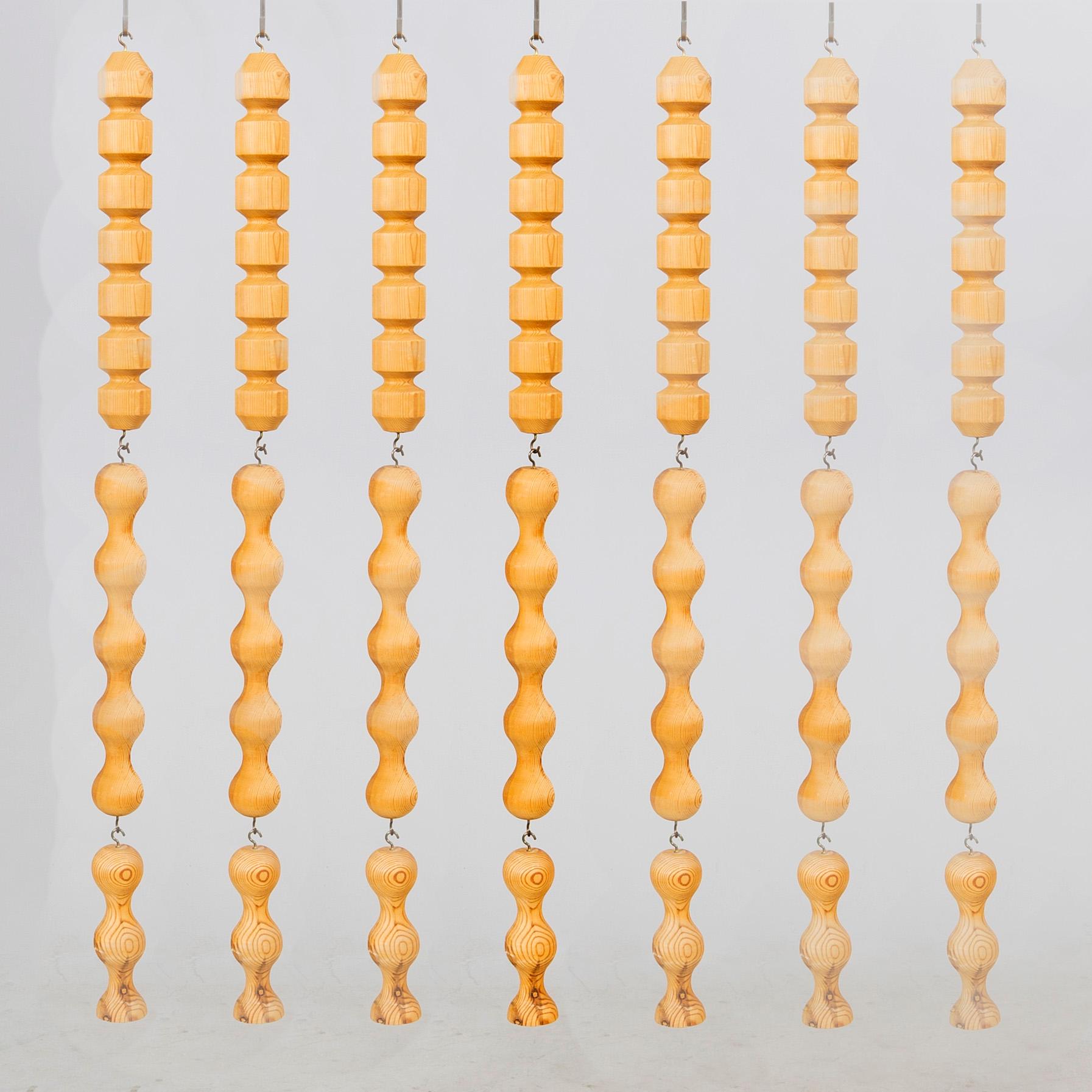 A 1967 pine room divider.