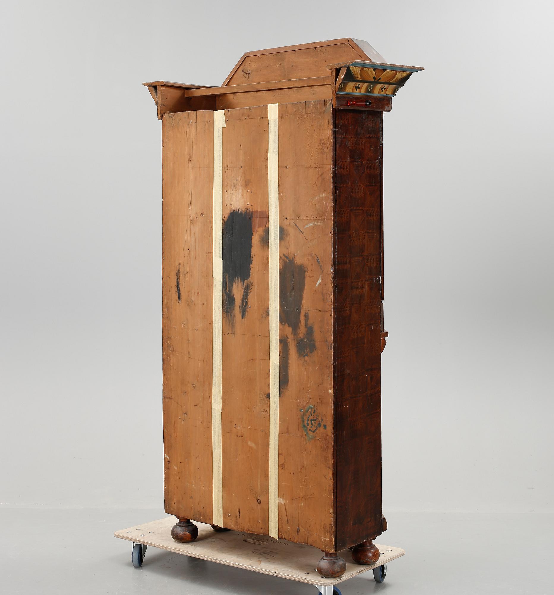 KRONSKÅP, allmoge, Dalarna, bär datering 1798.