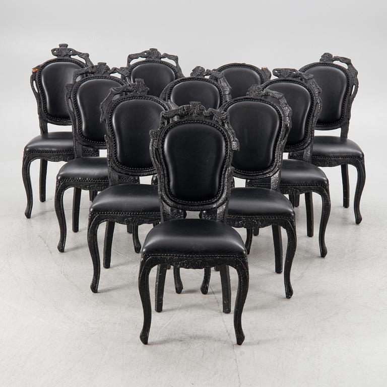 Maarten Baas, ten 'Smoke Dining Chair, Moooi, Netherlands, after 2002.