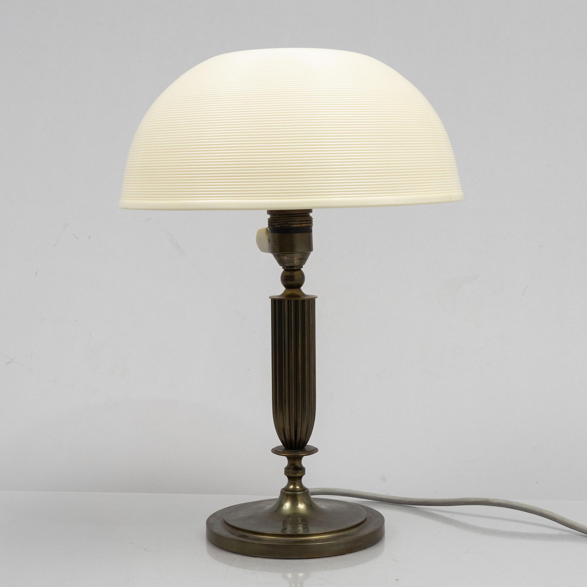 Arvid Böhlmarks Lampfabrik, table lamp, 1920-30s.
