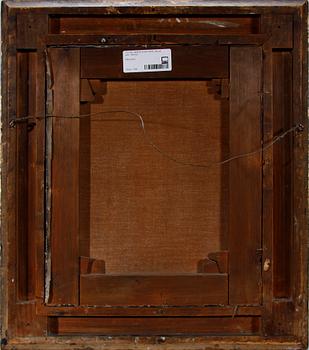 OKÄND KONSTNÄR, olja på duk. 1800-tal.