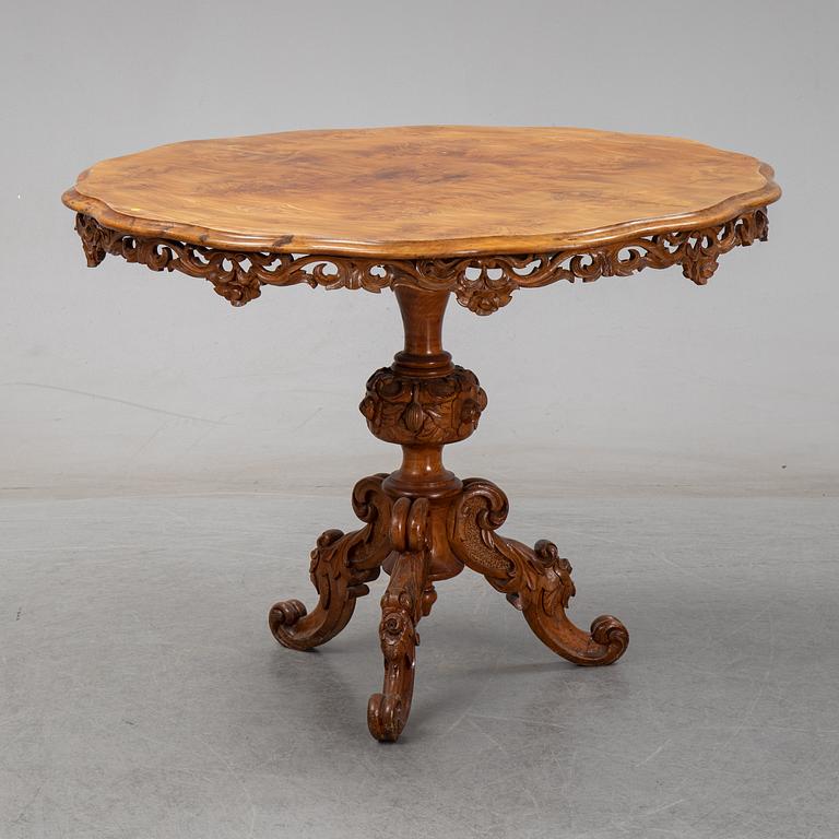 A rococo-style table from the second half of the 20th century.