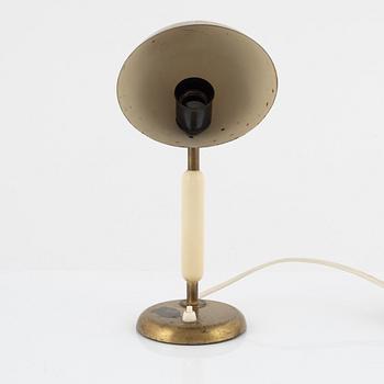 Harald Notini, a brass model 15233 table lamp,  Arvid Böhlmarks Lampfabrik, Sweden 1930/40-tal.