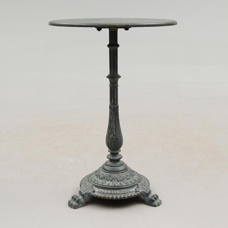 TRÄDGÅRDSBORD, J & C.G. Bolinder, No 15.A., Stockholm.