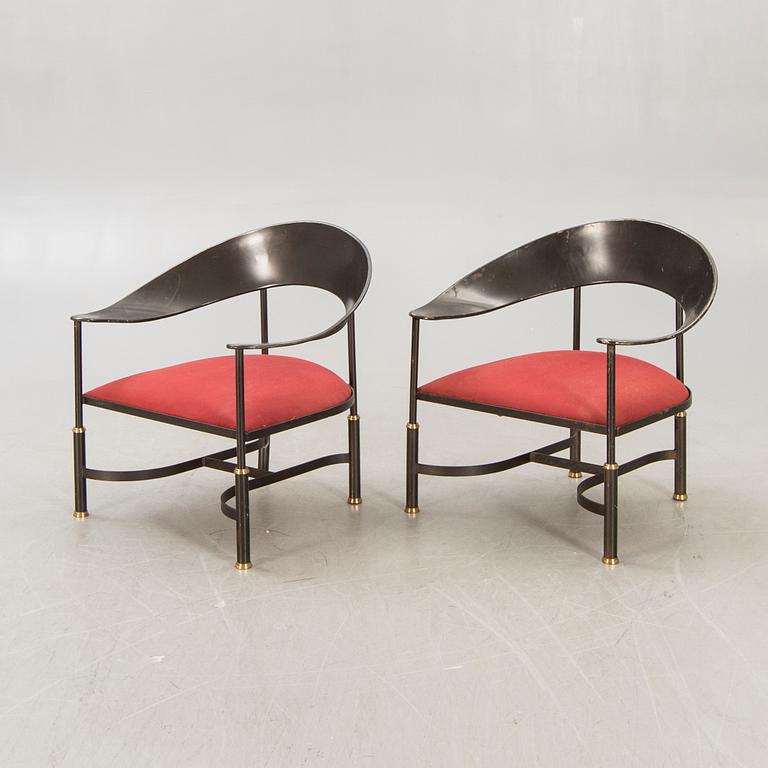 Armchairs / armchairs, probably Italy, a pair, second half of the 20th century.
