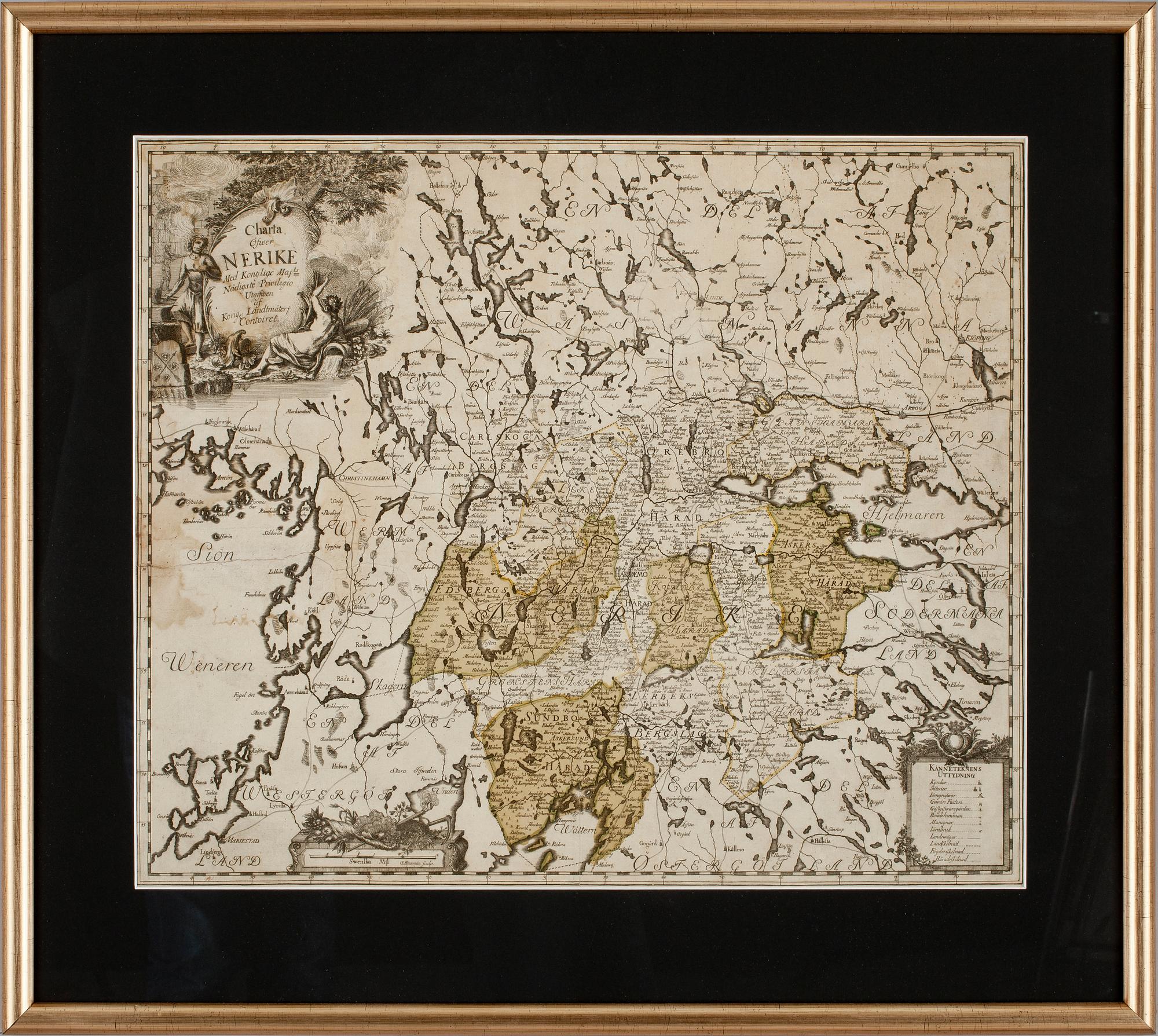 KARTA, Kungliga lantmäteriet, 1700-tal.