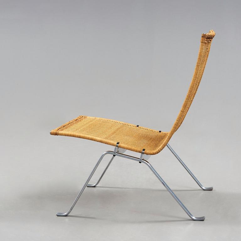 Poul Kjaerholm, a 'PK-22' easy chair, E Kold Christensen, Denmark.