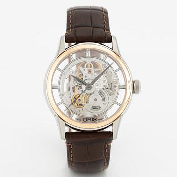 Oris, Artelier Translucent Skeleton, wristwatch, 40.5 mm.