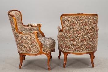 BERGERER, ett par. Rokokostil, 1900-tal.