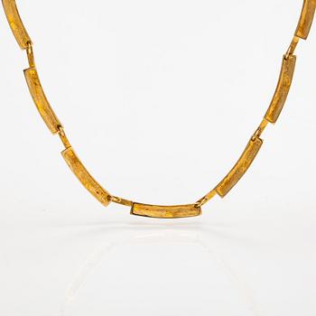 Björn Weckström, "Tundra", an 18K gold necklace. Lapponia.