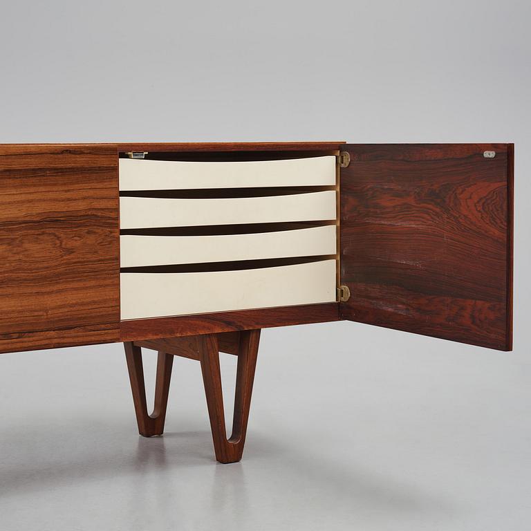 Ib Kofod-Larsen, a rosewood veneered sideboard model "501" from the "Ib 500" series, Seffle Möbelfabrik, Sweden, 1960s.