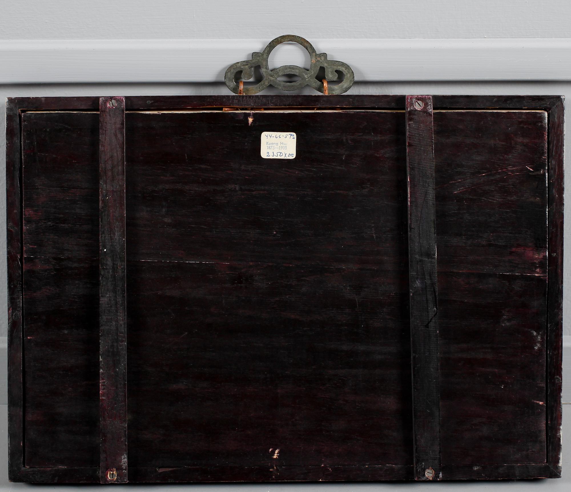 PORSLINSMÅLNING, Kina, 1800-talets andra hälft.