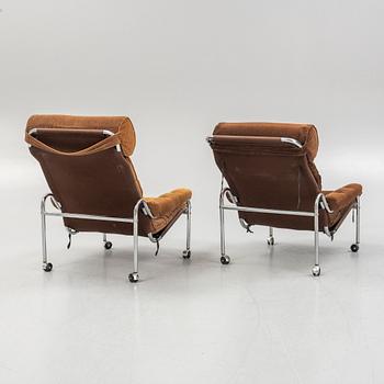 Jan-Eric Bengtsson, a pair of armchairs, "Häger", IKEA, 1970s.