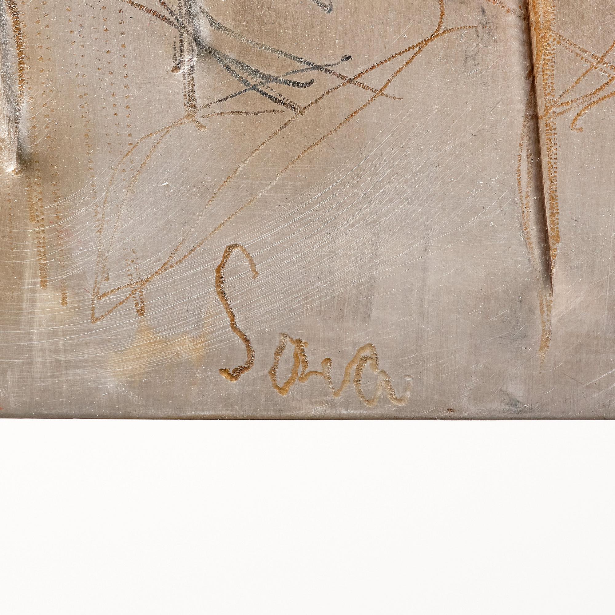 Antonio Saura, Portrait.