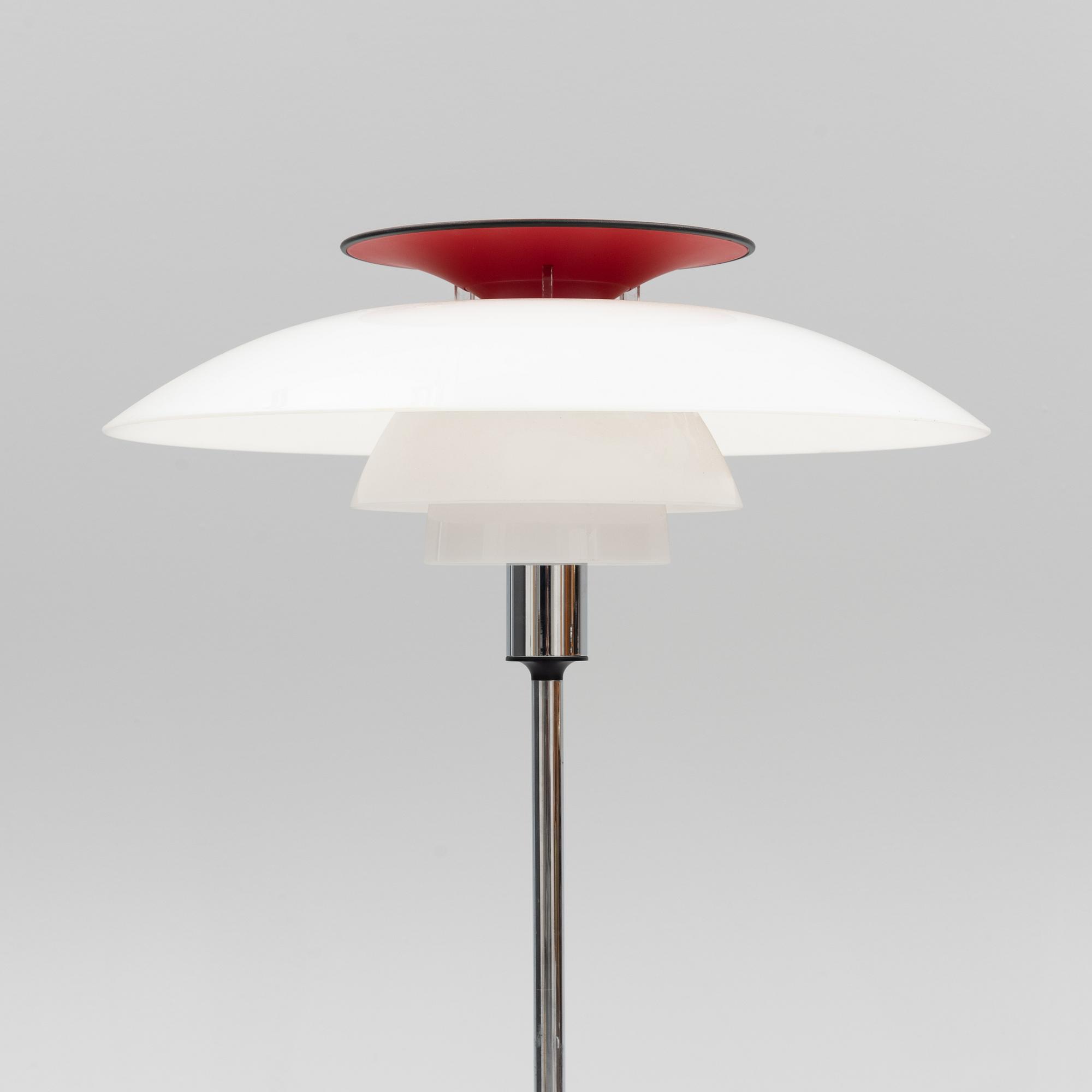 Poul Henningsen, floor lamp, "PH80", Louis Poulsen, Denmark.