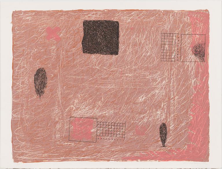 Reino Hietanen, lithograph, signed and dated 1992, numbered 7/30.