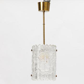 Carl Fagerlund, ceiling lamp, Orrefors, second half of the 20th century.