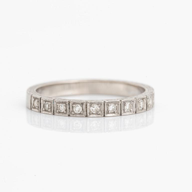 Eight cut diamond ring.