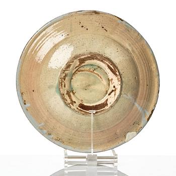 A group of three faience dishes, 18th century.