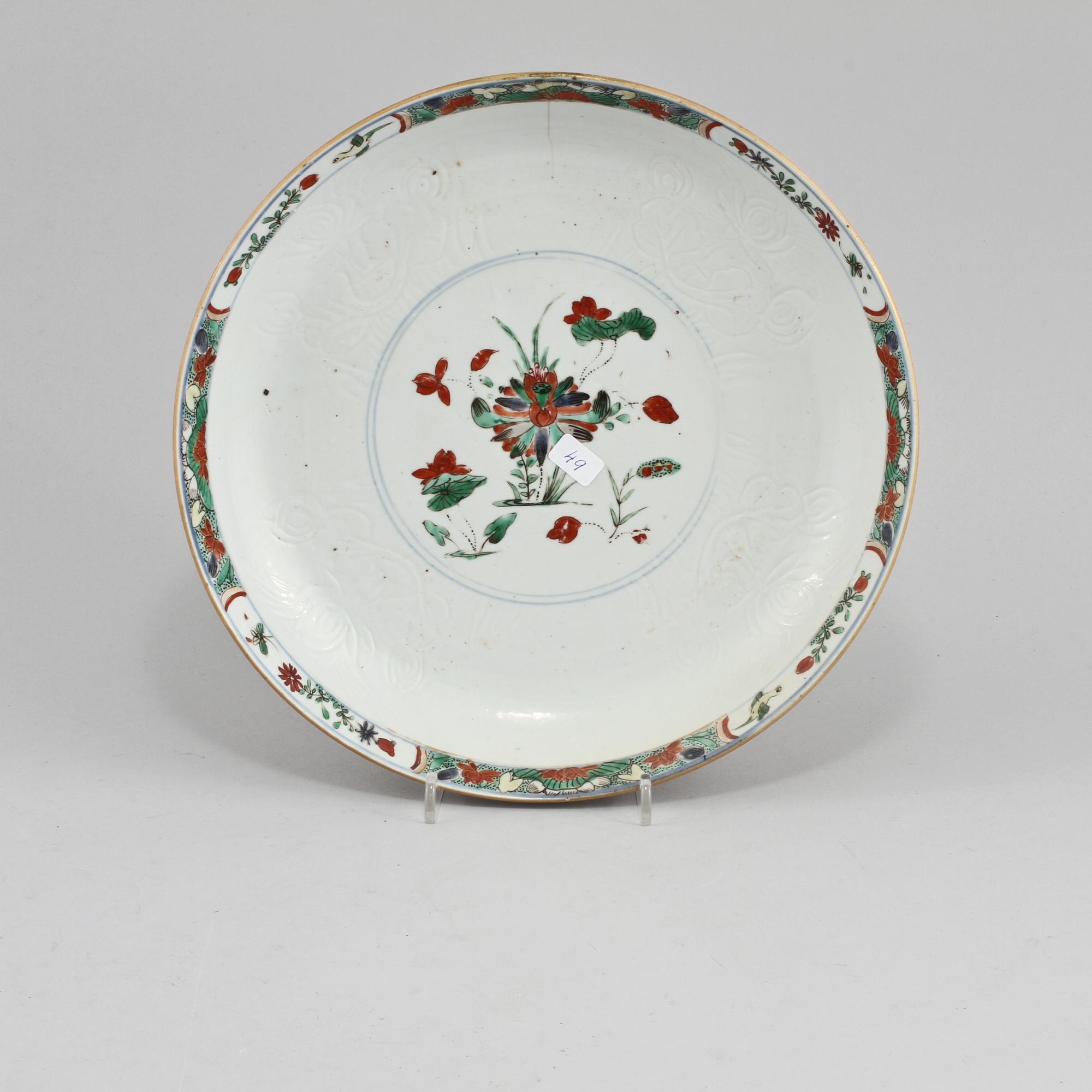 SKÅLFAT, porslin, Kina, 1700-tal.