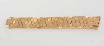 ARMBAND, 18K guld. Italien. Vikt 64,4 g.