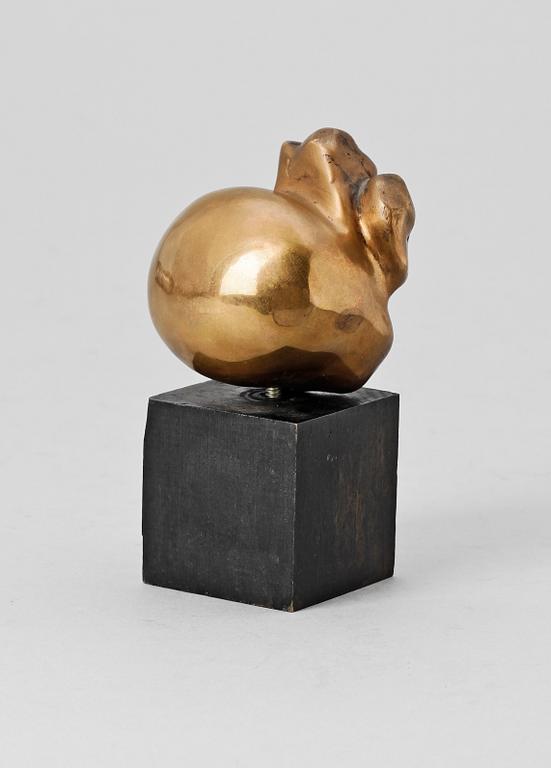 OKÄND KONSTNÄR, skulptur, brons, sign J Brandt.