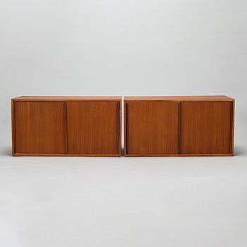 Olli Borg, a pair of "Alli" cabinets for Asko, 1950s.