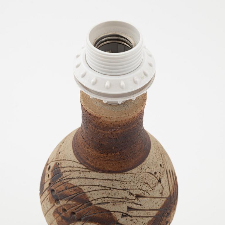 Lisa Larson, bordslampa, stengods, Gustavsbergs Studio.