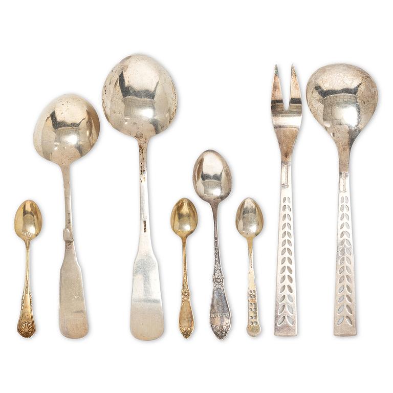 Bestick, 39 st, silver, Norge.