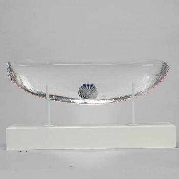 BERTIL VALLIEN, a glass sculpture, Kosta Boda, signed and numbered.