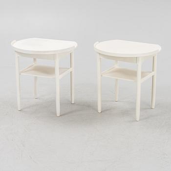 Sven Engström & Gunnar Mystrand, a pair of bedside tables, Bodafors, 1963-64.