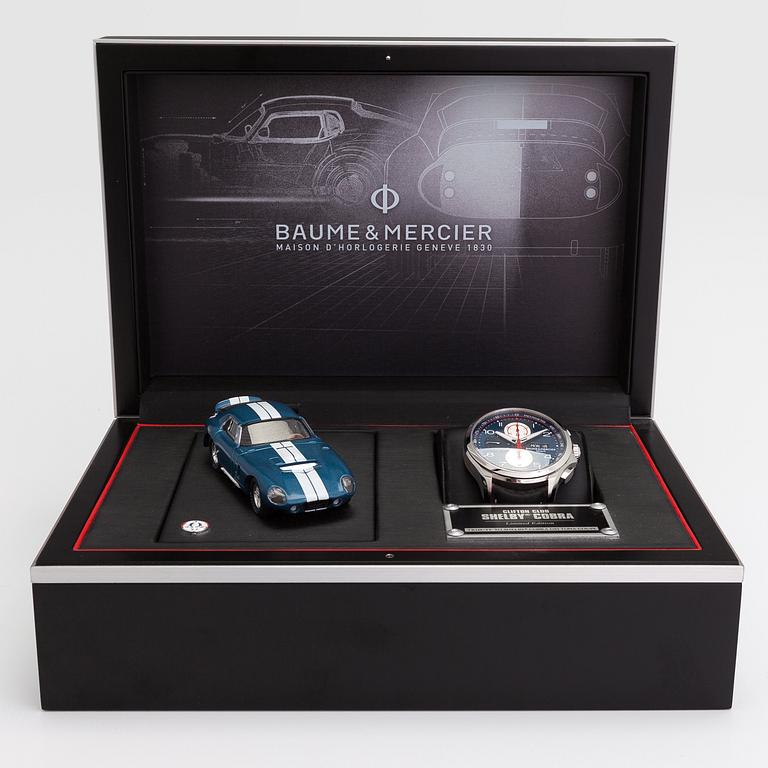 BAUME & MERCIER, Clifton club, Shelby Cobra, Limited edition, wristwatch, 44 mm.