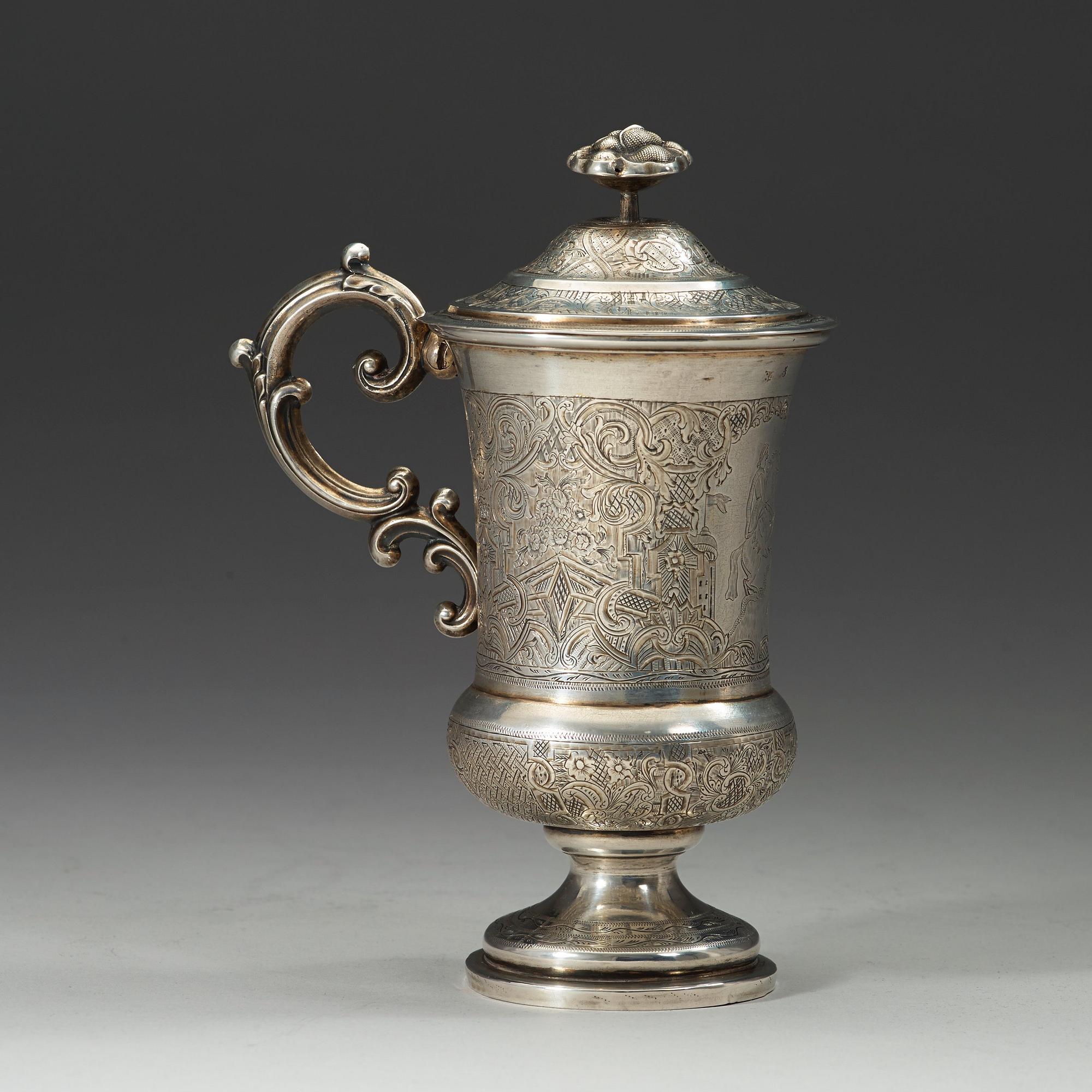 MUGG med lock, Moskva 1880-tal.