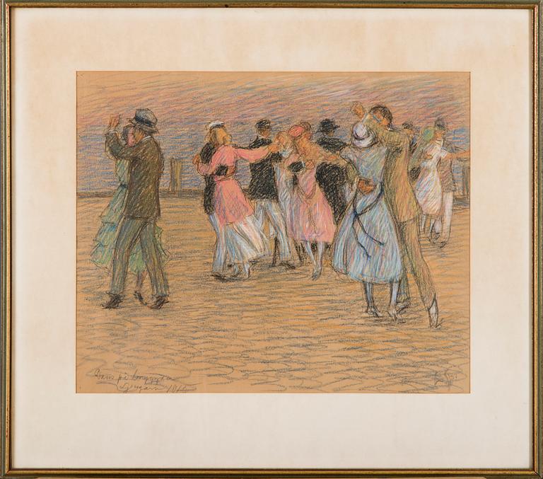 LOUIS SPARRE, "DANCING ON THE PIER".