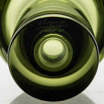 KAJ FRANCK, VAS, KF 260, glas. Signerad K Franck Nuutajärvi Notsjö -60.