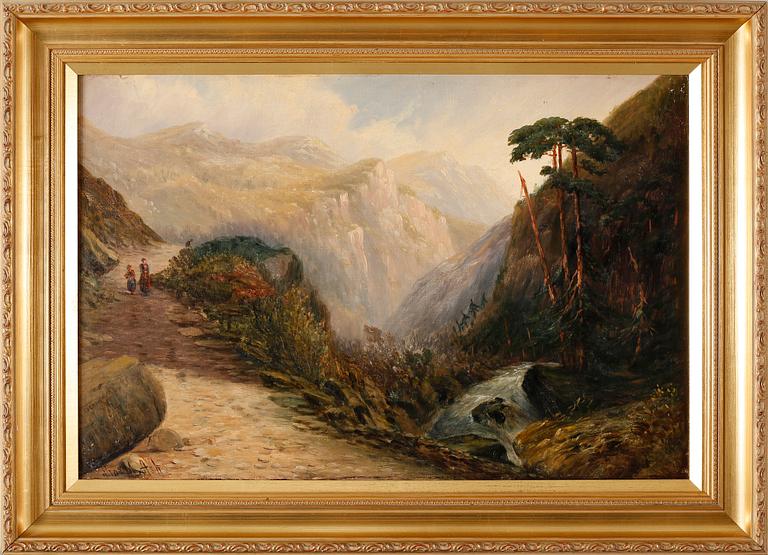 THOMAS MORRIS ASH, oil on canvas, signed.