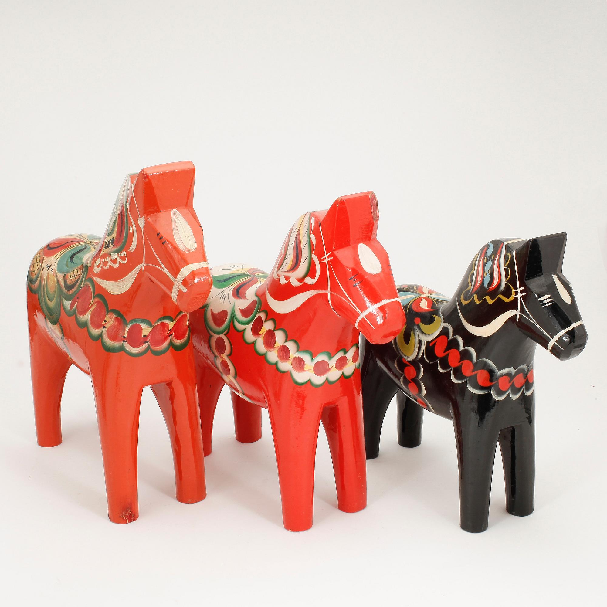 DALAHÄSTAR/TUPP, 3 + 1, 1900-tal.